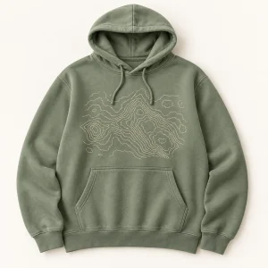 Topographic Hoodie